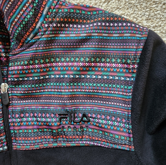Fila Womens Full Zip-Up Fleece Size Medium - Picture 4 of 7